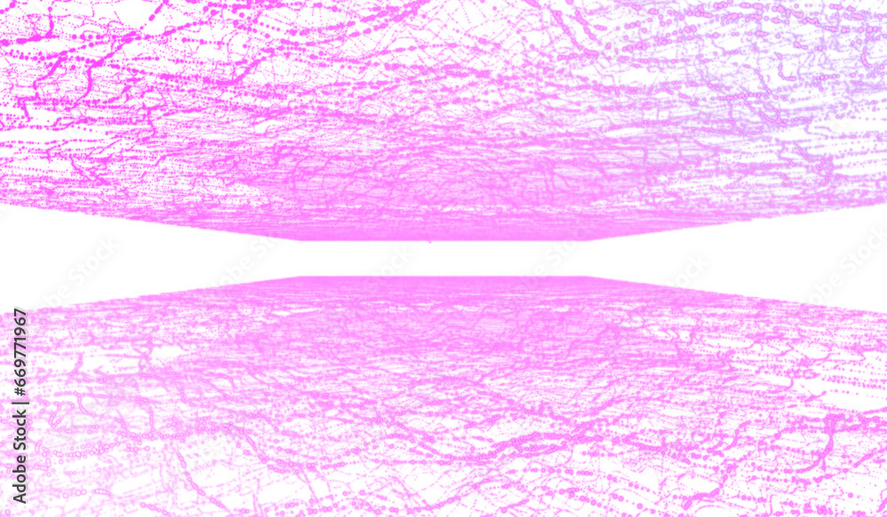 3D abstract digital technology pink light particles wave