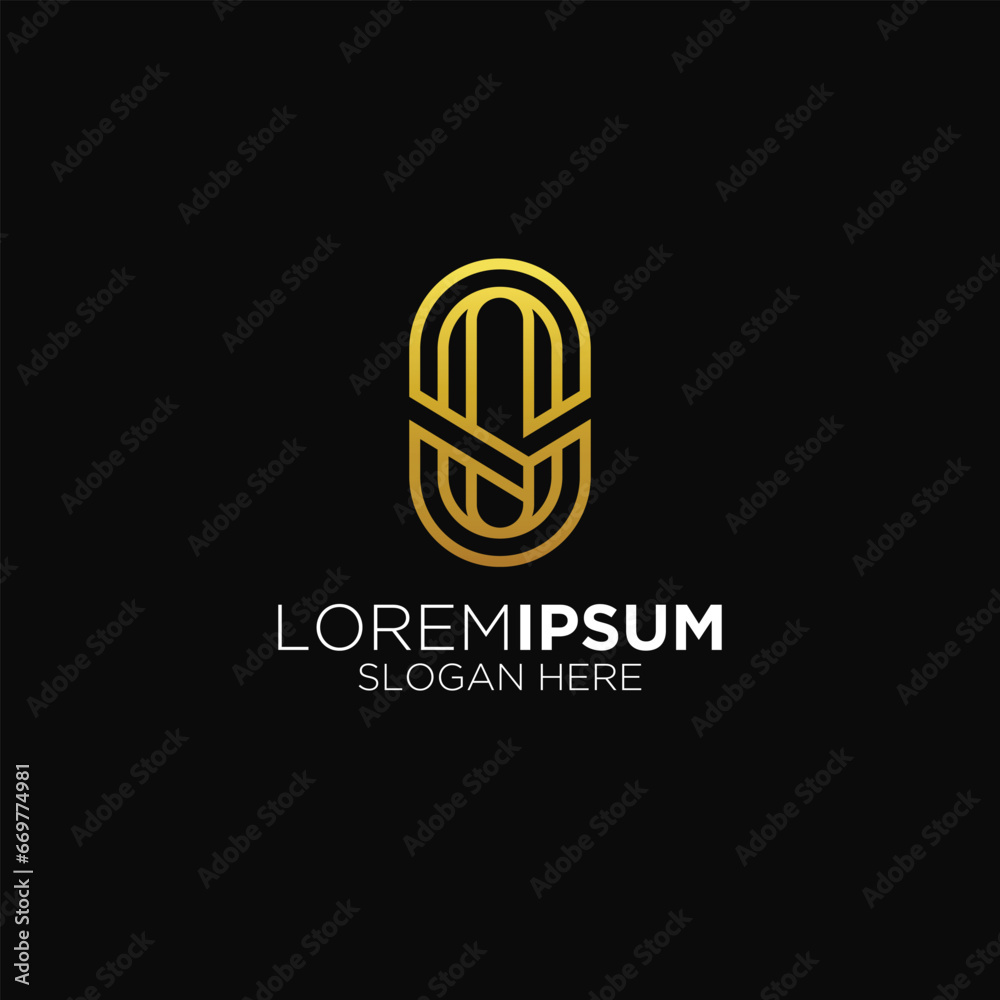 elegant creative initials logo elegant creative initials logo