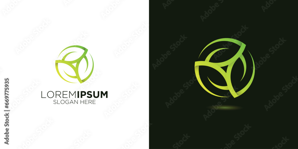 futuristic circle shape logo futuristic circle shape logo
