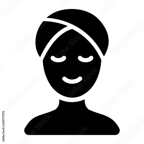 facial mask Solid icon