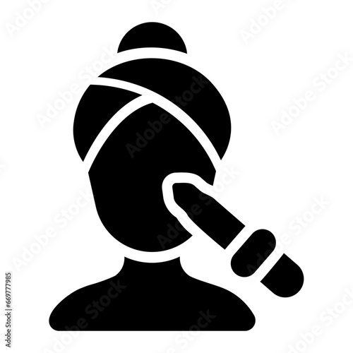 facial treatment Solid icon
