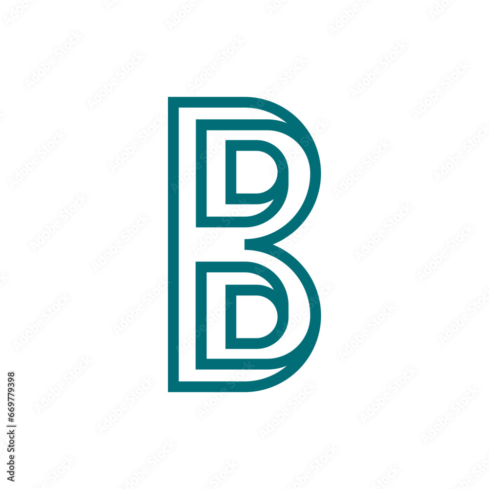 Monogram initial b letter mark logo design. Monogram design vector b logo. Monogram initial letter mark b logo. Design simple b monogram Monogram initial b letter mark logo design. Monogram design vector b logo. Monogram initial letter mark b logo. Design simple b monogram