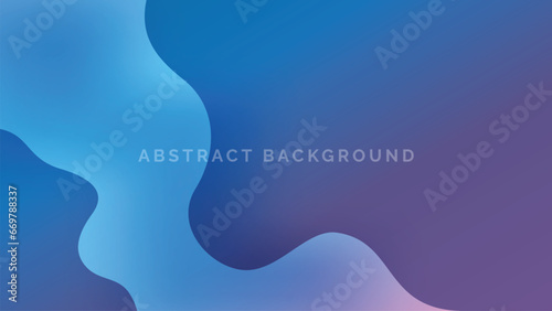 Colorful pink combination blue geometric abstract background with wave line