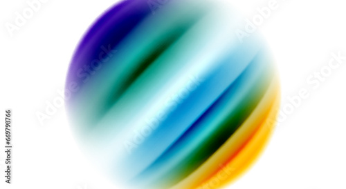 Color mixing liquid rainbow shape background