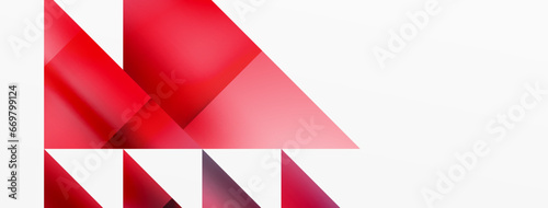 Captivating vector abstraction. Triangles interlock in mesmerizing dance, crafting dynamic geometric backdrop. Fusion of shapes and angles creates artful symphony of modern design