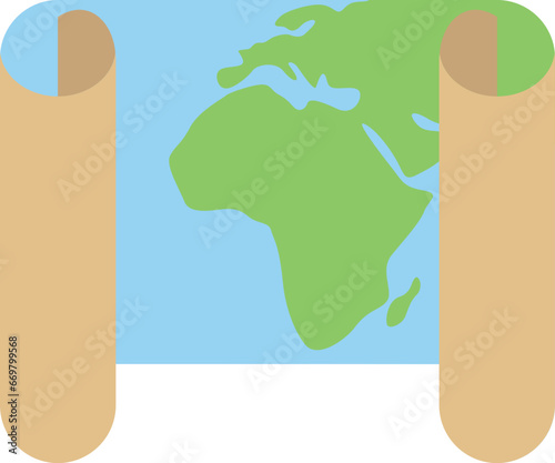 World map illustration