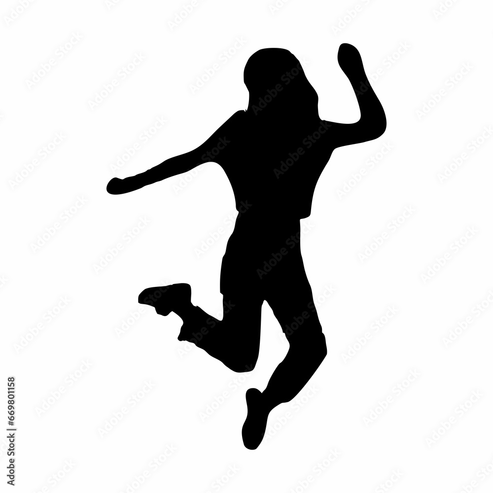 silhouette of person jumping silhouette of person jumping