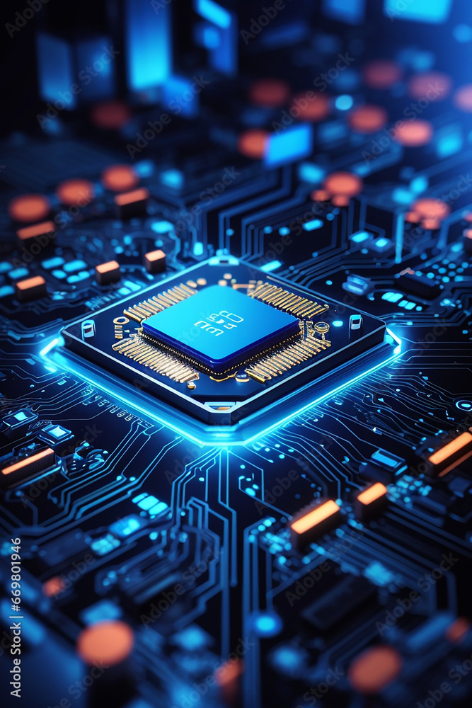 processor computer glow technology processor computer glow technology