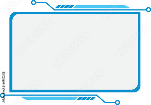 Abstract HUD sci-fi display futuristic 
