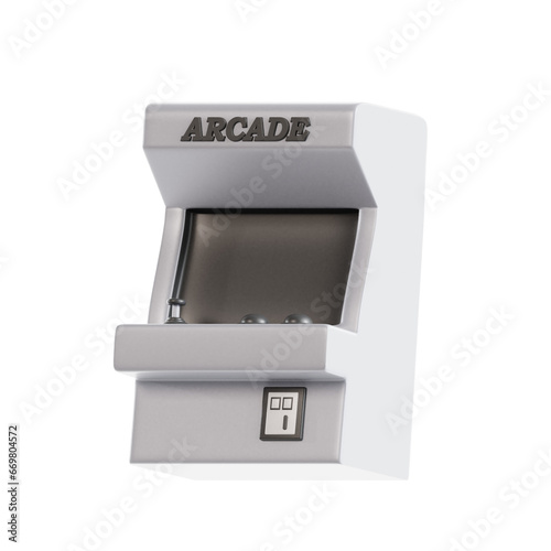 3d rendering game arcade illustration