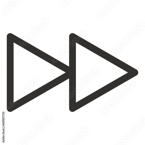 Free Download Fast Forward Vector Outline Icon. Fast Forward symbol. Fast Forward icons. Fast Forward collection. Fast Forward - stock vector. - GFXLoad