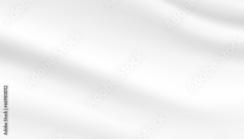abstract blank white soft fabric cloth folding texture background for graphic design. eps vector