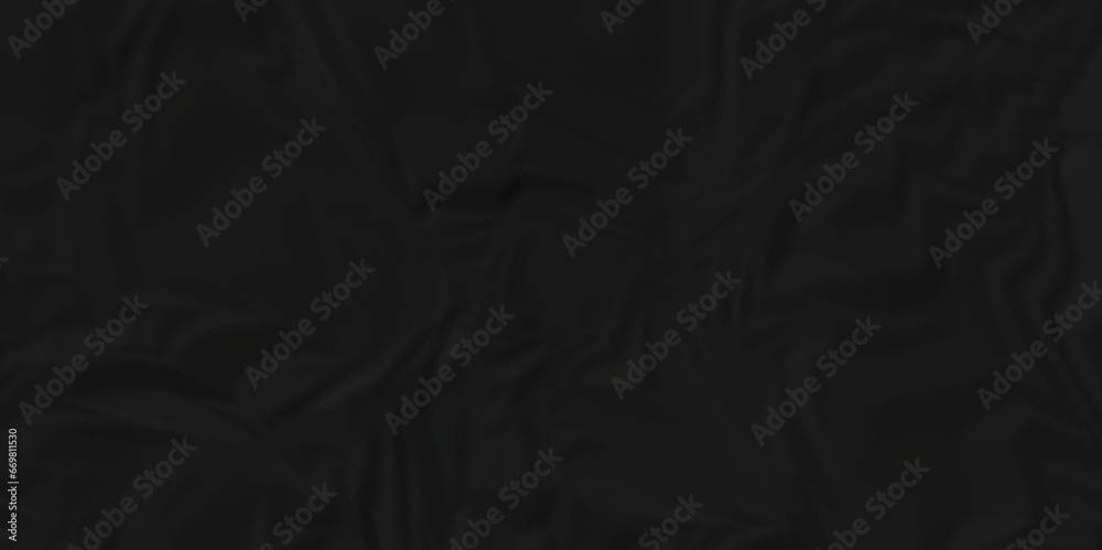 Dark black wrinkled paper crumpled texture. black fabric textured crumpled black paper background. panorama black paper texture background, crumpled pattern texture background. Dark black wrinkled paper crumpled texture. black fabric textured crumpled black paper background. panorama black paper texture background, crumpled pattern texture background.