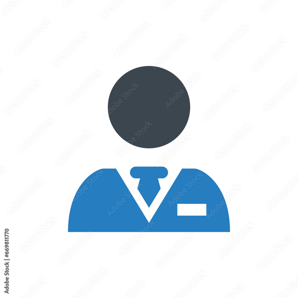 Businessman vector icon