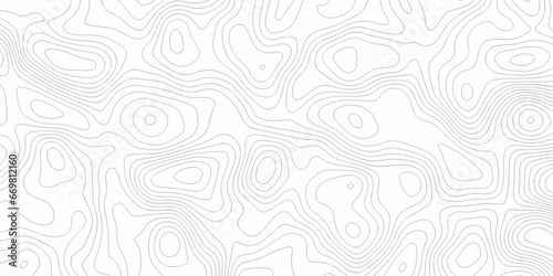 Background with wave lines Topographic map. Geographic mountain relief. Abstract lines background. Contour maps. Vector illustration, Topo contour map on white background, Topographic contour lines.
