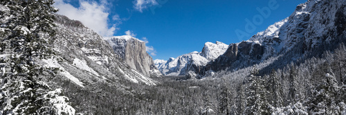 Yosemite National Park Covered in Heavy Snow