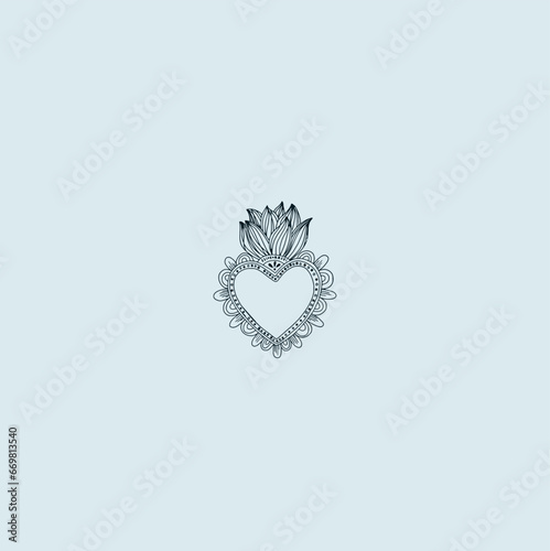 THESE HIGH QUALITY SACRED HEART JESUS VECTOR FOR USING VARIOUS TYPES OF DESIGN WORKS LIKE T-SHIRT, LOGO, TATTOO AND HOME WALL DESIGN