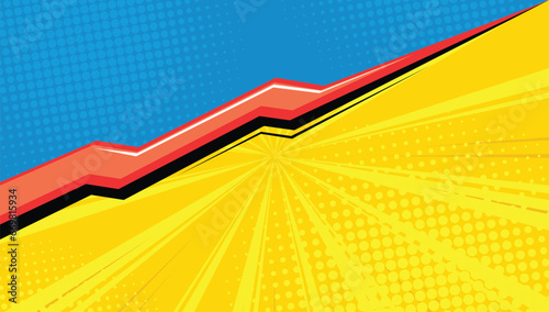 Comic pop art background design