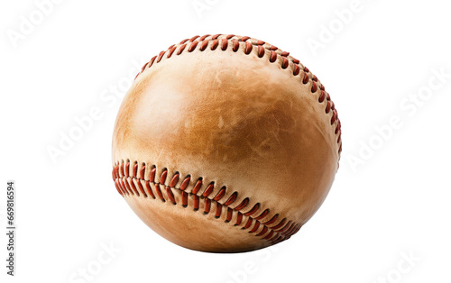 Gorgeous Baseball Isolated on Transparent Background PNG.