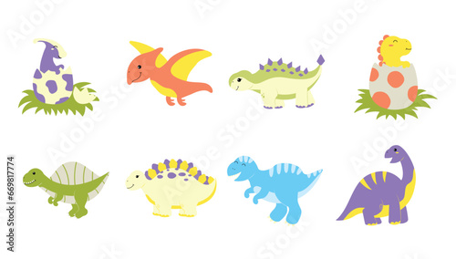 Full Package of Dinosaurs Series © vectorclans