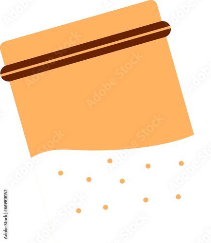 Pack of meth illustration	