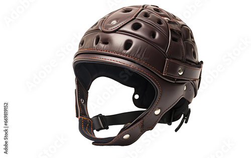 Hard Safety Rugby Headgear Isolated on Transparent Background PNG.