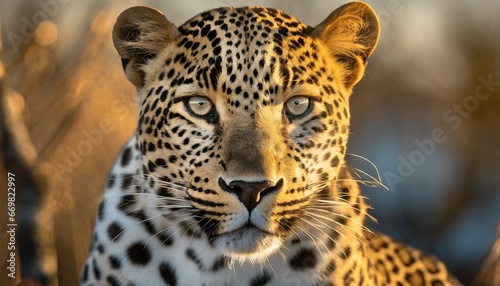 portrait of a leopard © Ümit