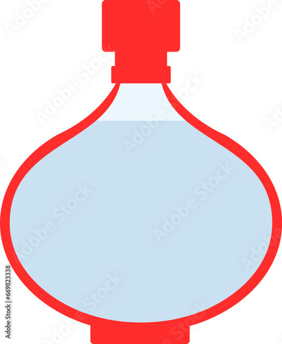 Bottle perfume illustration