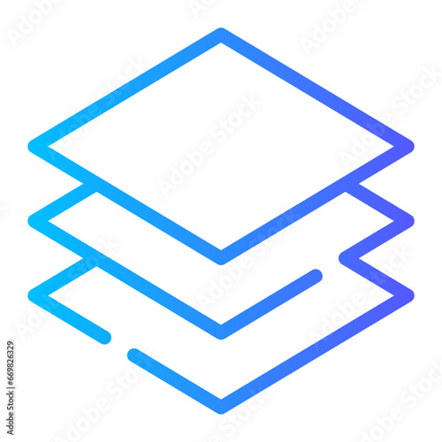 layers gradient icon