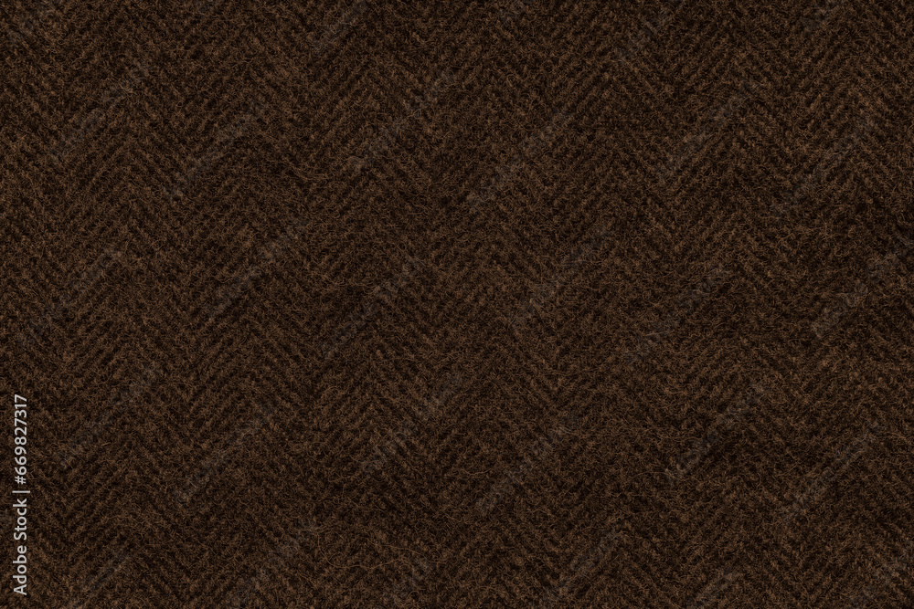Fototapeta premium Herringbone Tweed Fabric Texture Background
