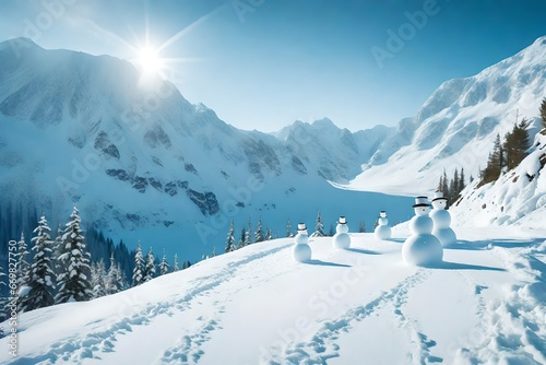 winter mountain landscape © Irum