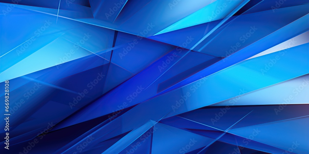 Abstract Geometric in Blue: An abstract illustration predominantly in blue, composed of angular geometric shapes, dynamic lines, and an empty space in the center for adding text or a logo Abstract Geometric in Blue: An abstract illustration predominantly in blue, composed of angular geometric shapes, dynamic lines, and an empty space in the center for adding text or a logo