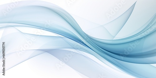 Dynamic Swirls in Cool Tones: An abstract image featuring dynamic swirls and waves in cool and calming color tones. There is a generous blank space in the center for adding promotional text.