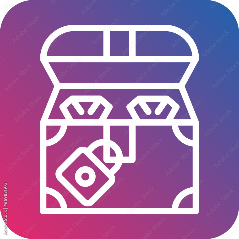 Vector Design Treasure Icon Style Vector Design Treasure Icon Style