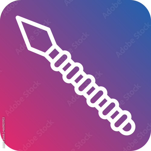 Vector Design Spear Icon Style