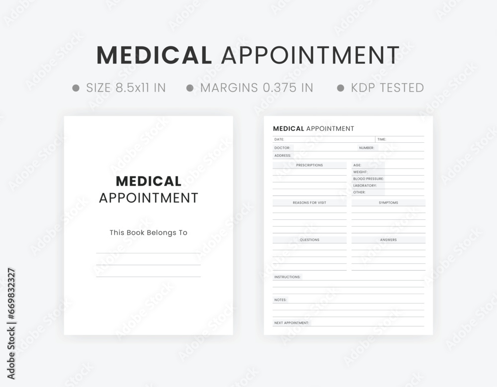Medical Appointment Schedule Planner template Printable Medication Medical Appointment Schedule Planner template Printable Medication