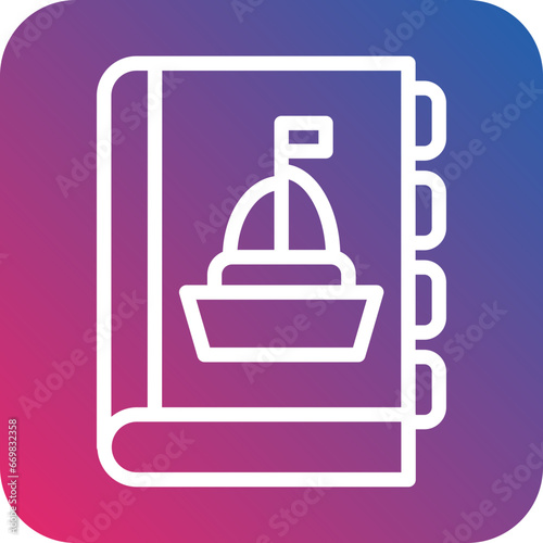 Vector Design Literary Mythology Icon Style