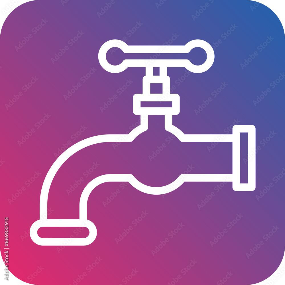 Vector Design Faucet Icon Style Vector Design Faucet Icon Style