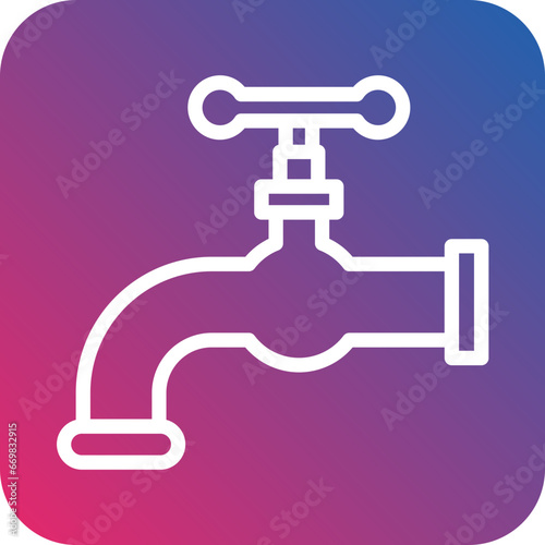 Vector Design Faucet Icon Style