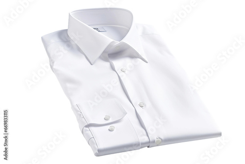 Tailored Dress Shirt isolated on transparent background, Generative Ai