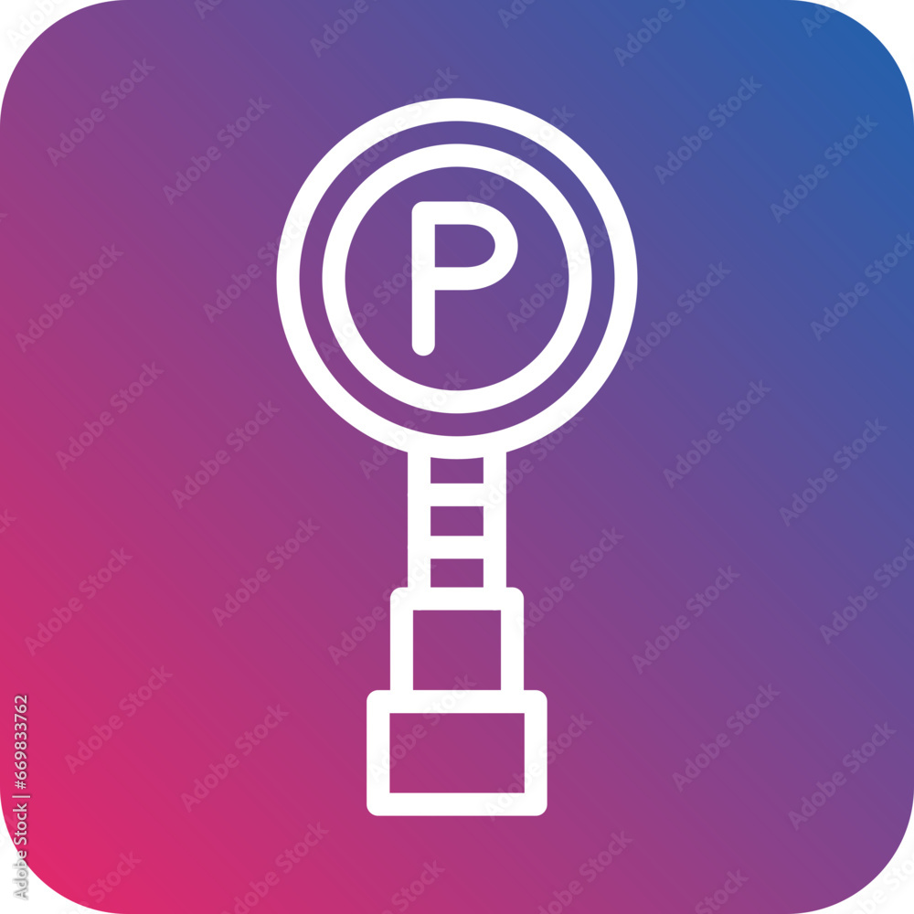 Vector Design Parking Icon Style Vector Design Parking Icon Style