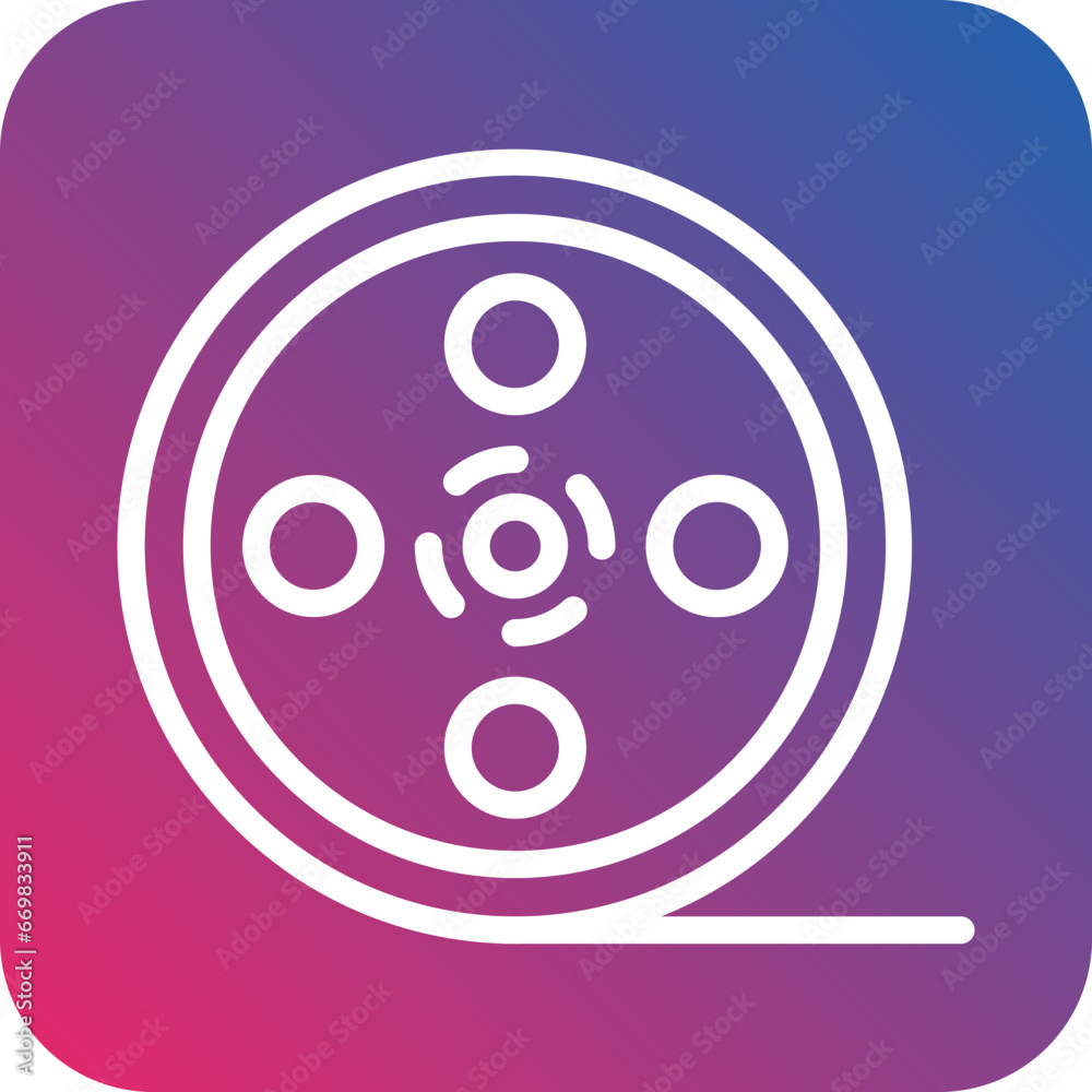 Vector Design Film Reel Icon Style Vector Design Film Reel Icon Style