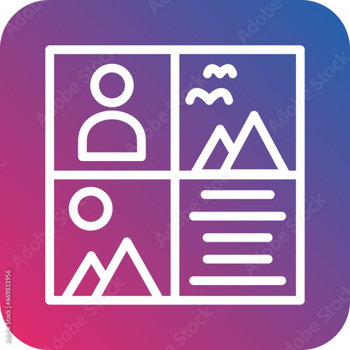 Vector Design Storyboard Icon Style