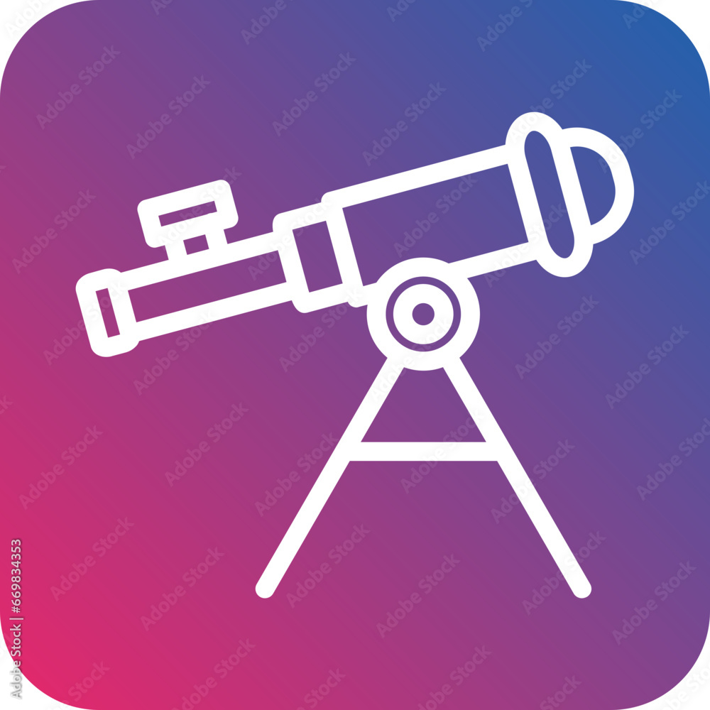 Vector Design Telescope Icon Style Vector Design Telescope Icon Style