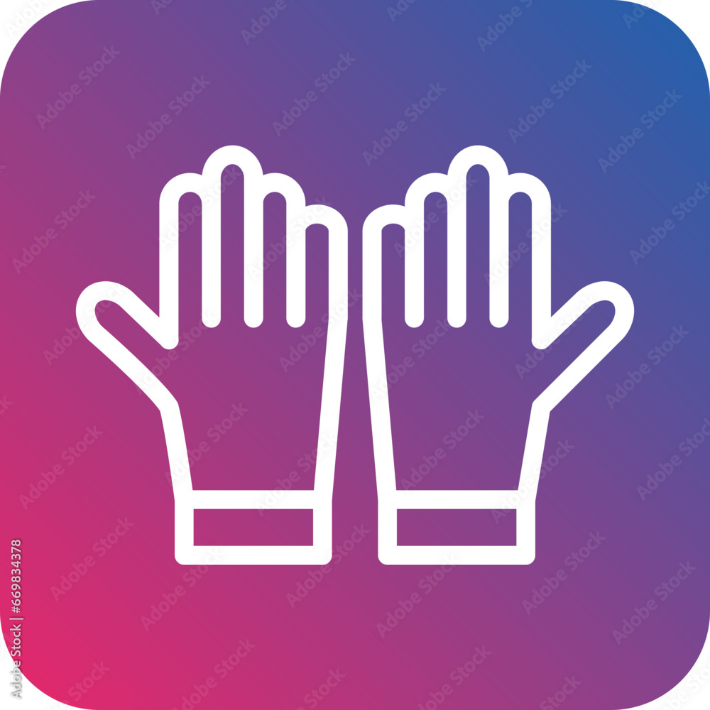 Vector Design Gloves Icon Style Vector Design Gloves Icon Style