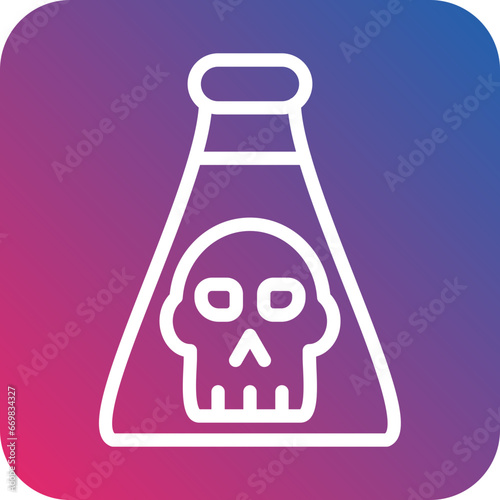 Vector Design Toxic Chemical Icon Style