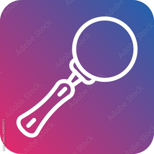 Vector Design Loupe Icon Style