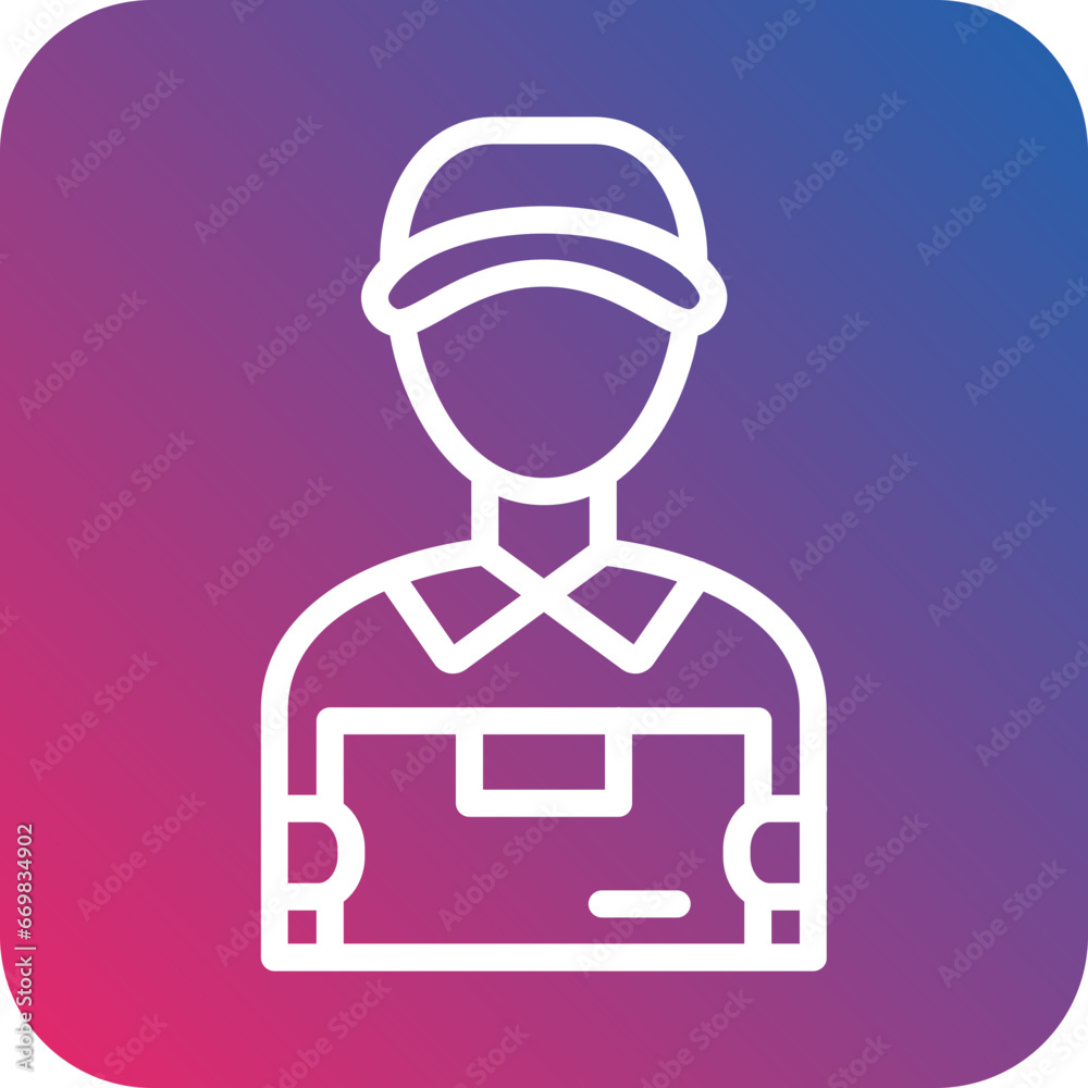 Vector Design Courier Icon Style Vector Design Courier Icon Style
