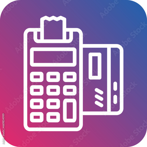 Vector Design Card Machine Icon Style