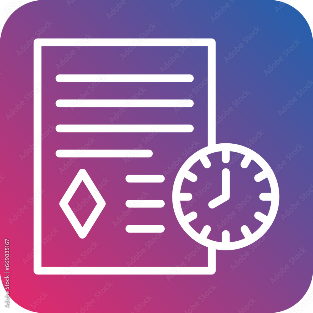 Vector Design Project Deadline Icon Style Vector Design Project Deadline Icon Style